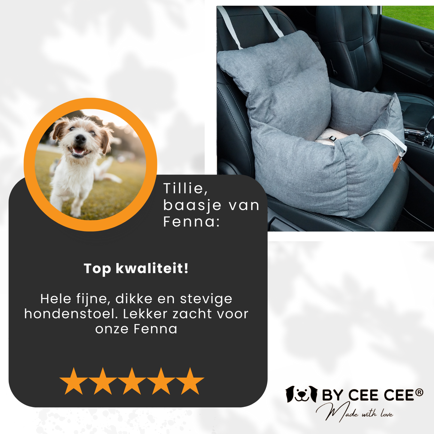 Autostoel Hond Premium 2025 - Extra Zacht