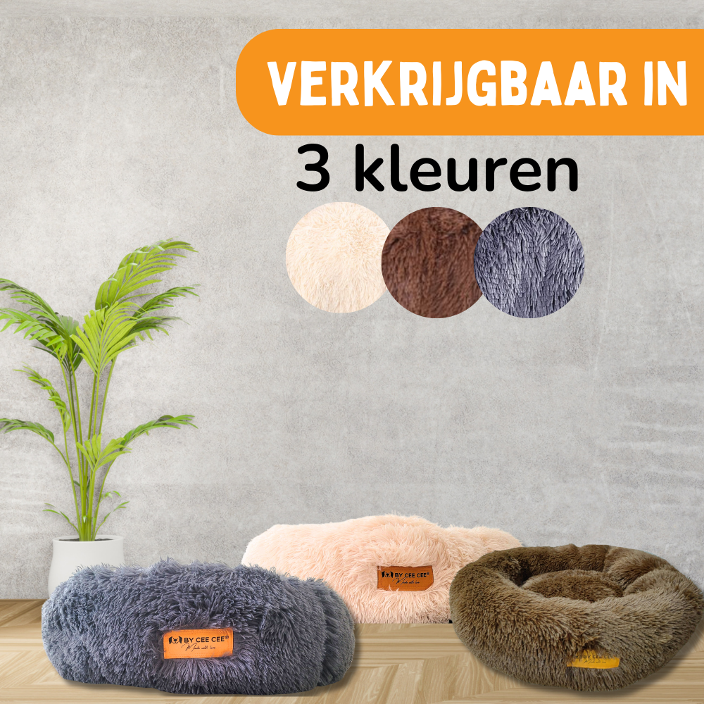 By Cee Cee Hondenmand Donut Premium - Hondenkussen - Bruin