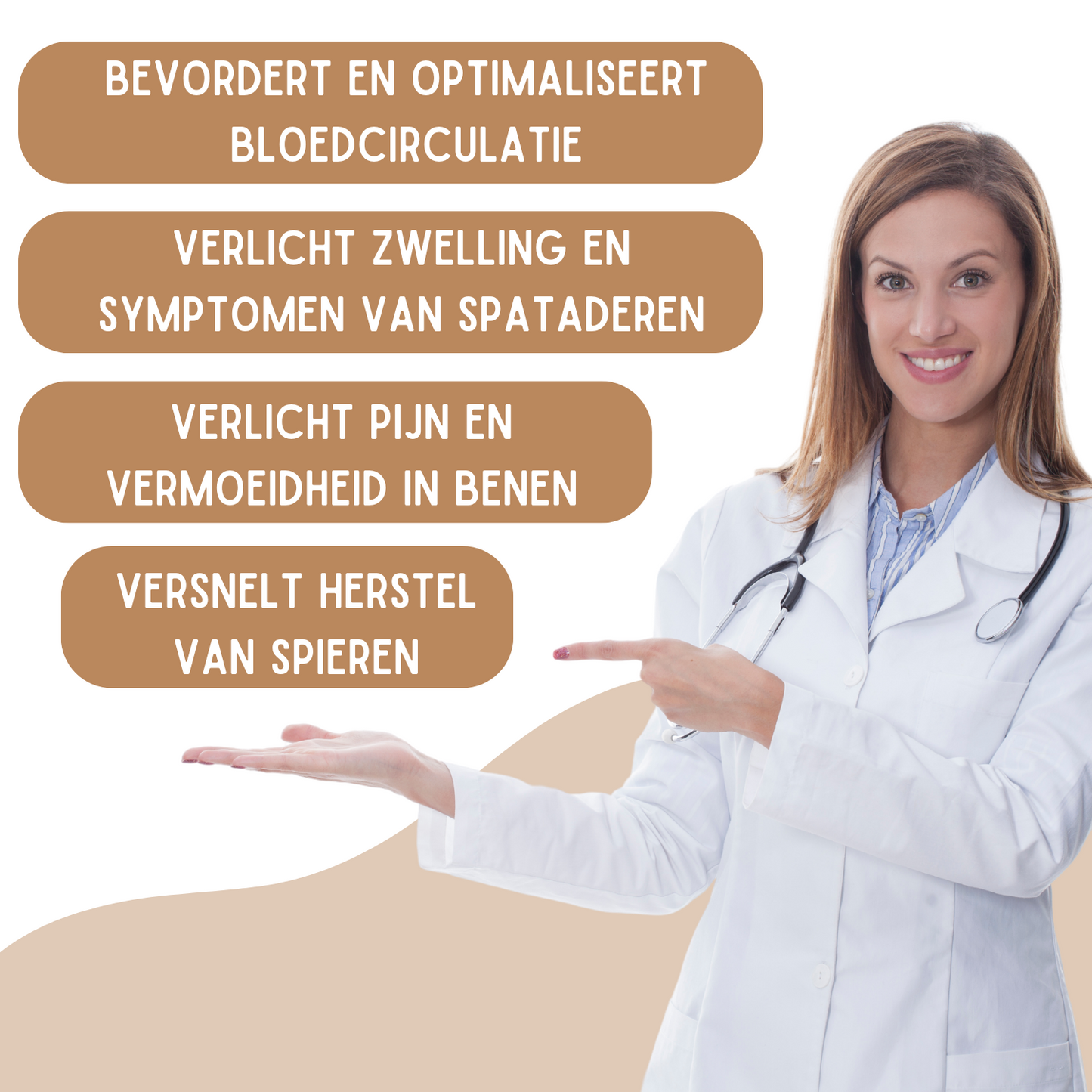 Compressiekousen 3 Paar 20-30 mmHg - Steunkousen Vrouwen en Mannen