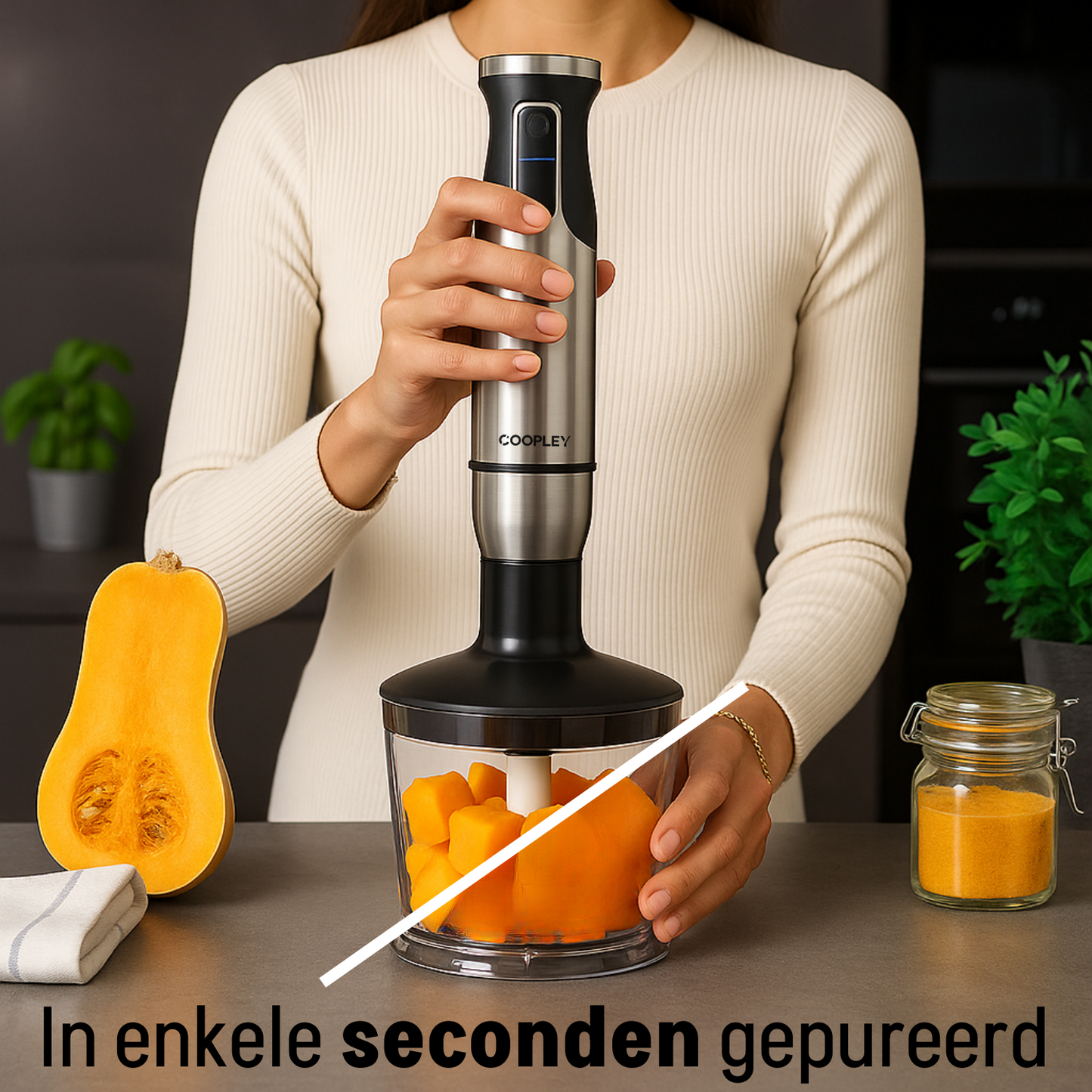 Staafmixer Set 5-in-1 Coopley
