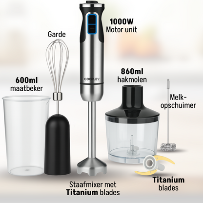 Staafmixer Set 5-in-1 Coopley