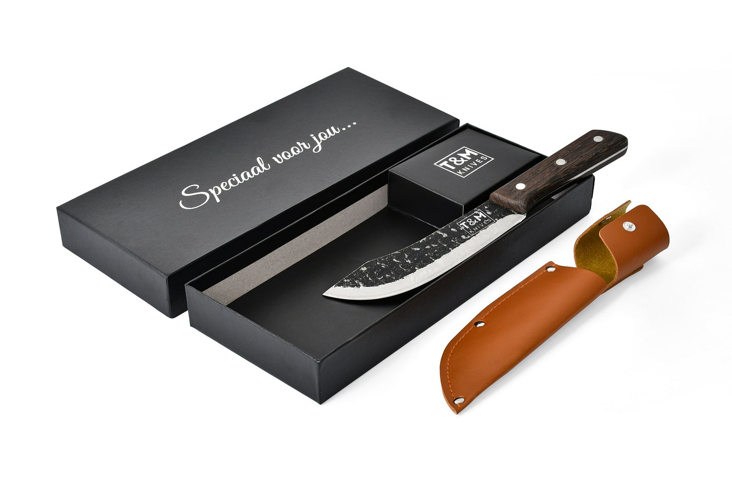 T&M Knives® - Vleesmes Gehamerd