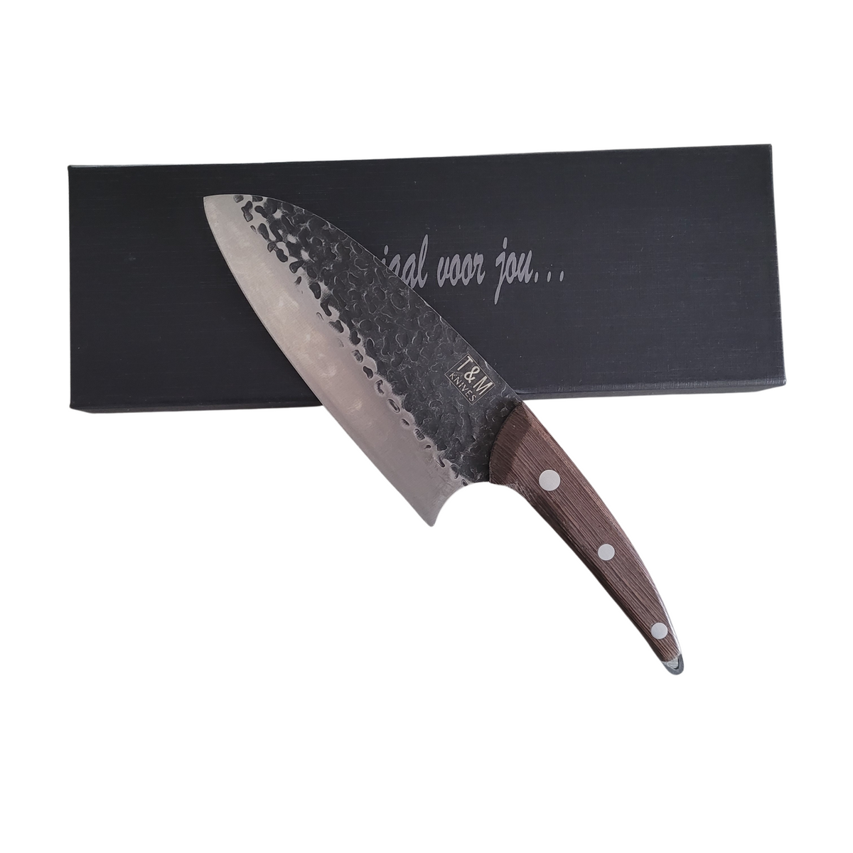 T&M Knives® -  Hakmes Viggos - Premium Koksmes Gehamerd Staal 32cm