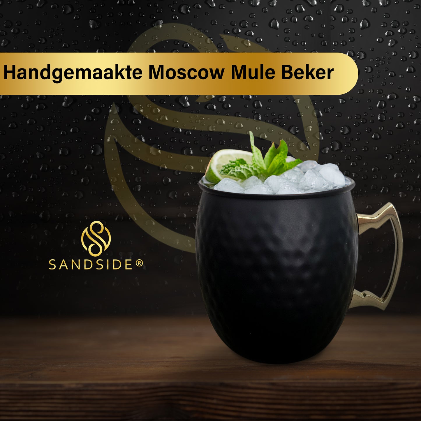 Moscow Mule Bekers Premium – Cocktail Glazen - Luxe Giftset Cadeau