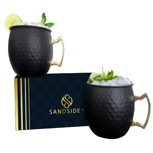 Moscow Mule Bekers Premium – Cocktail Glazen - Luxe Giftset Cadeau